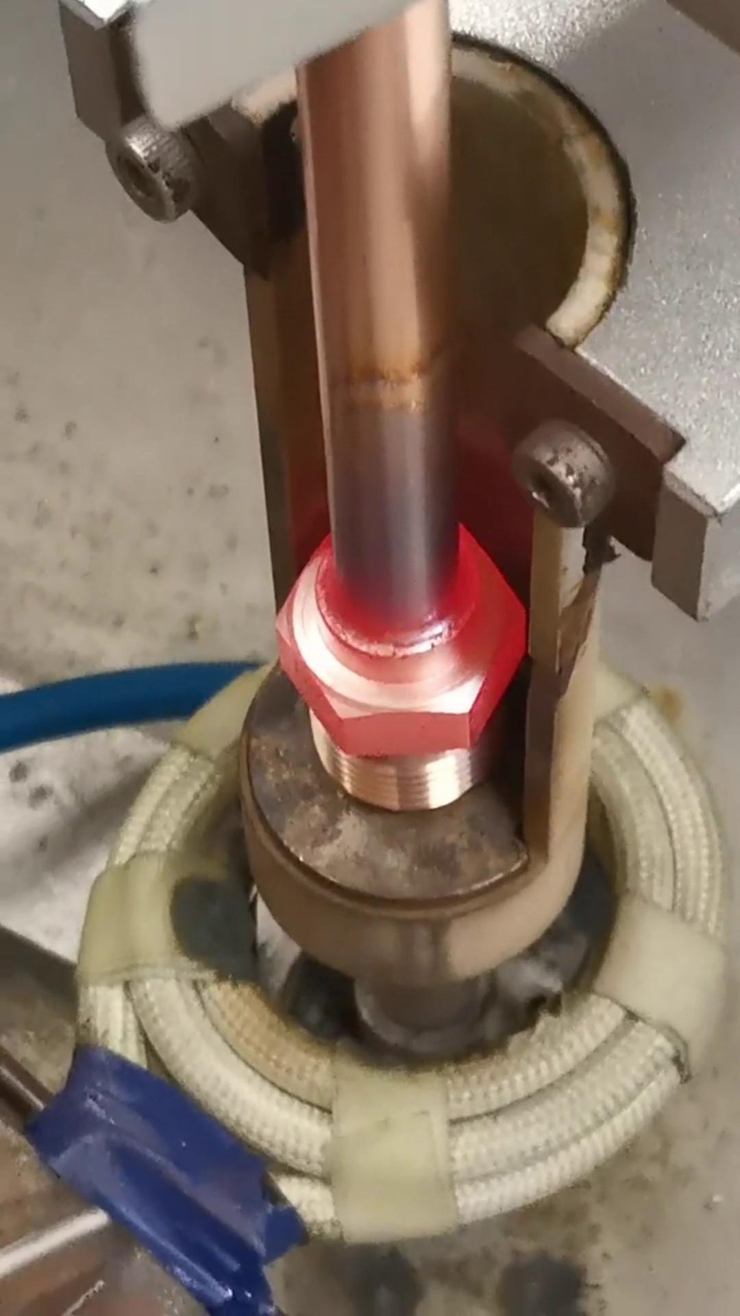 帶旋轉盤的高頻釬焊機 生產線銅管焊接自動化設備