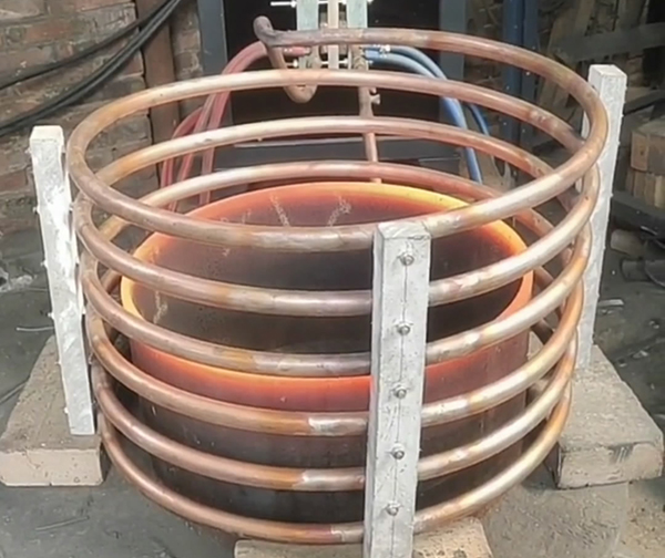 中大型鋼管退火熱處理用超音頻感應加熱設備